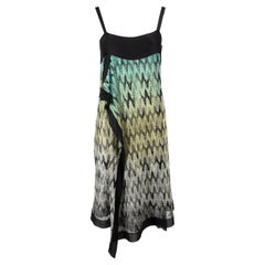 Pre-Loved Missoni Women's Sleeveless Tropical Patterned Mini Dress