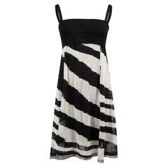 Pre-Loved Missoni Women's Strappy Knit Top Zebra Print Dress