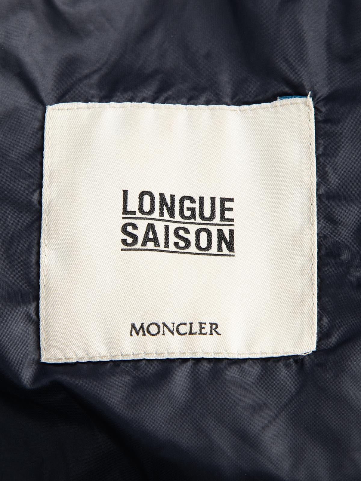 Pre-Loved Moncler Women's Longue Saison Coat In Excellent Condition In London, GB