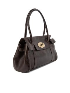 Pre-Loved Mulberry Women's Brown Small Bayswater Tote Bag
