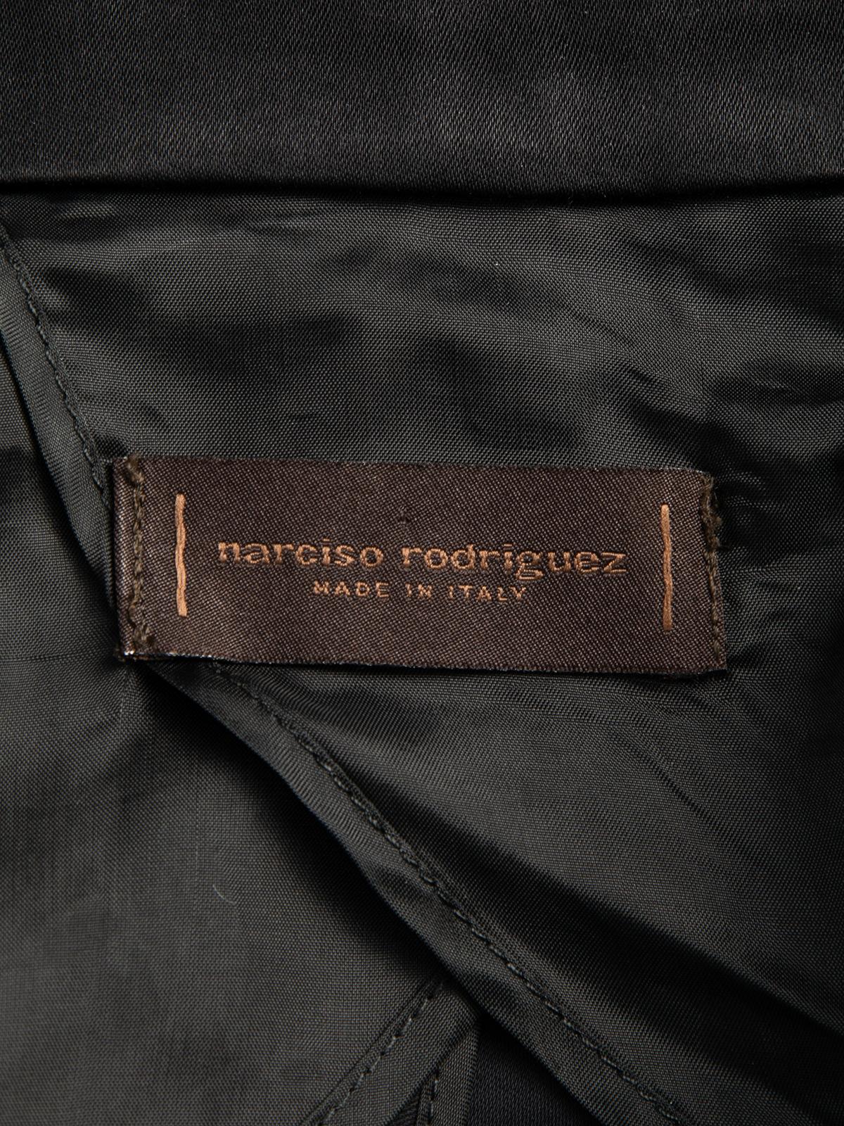 Pre-Loved Narciso Rodriguez Women's Black Long Line Blazer 2