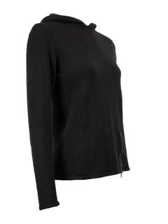 Pre-Loved Prada Women's Basic Hoodie with Zip Detail
