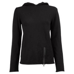 Pre-Loved Prada Women's Basic Hoodie with Zip Detail