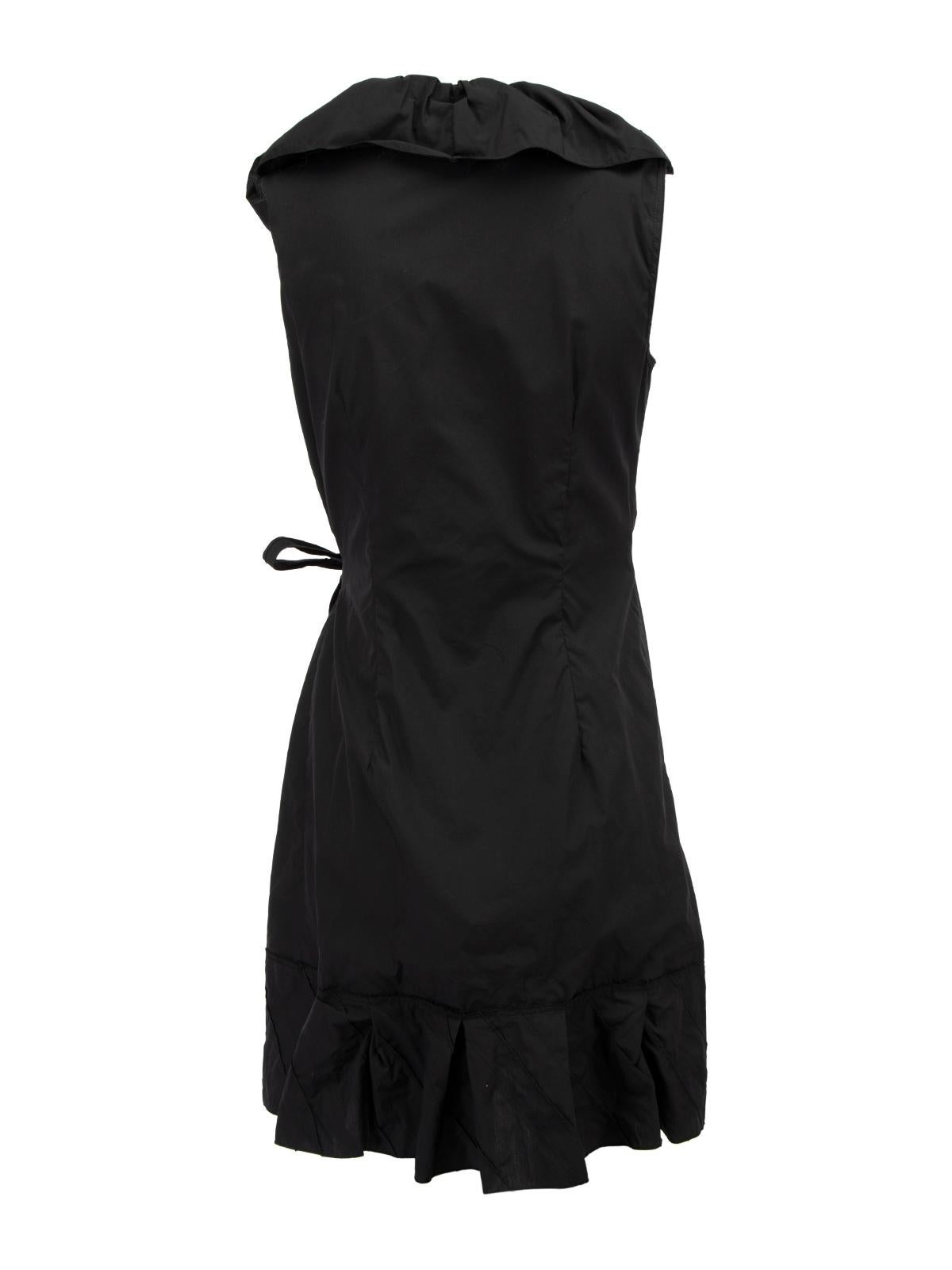 Prada - Robe à col roulé noire pour femme - Pré-alloué Excellent état à London, GB