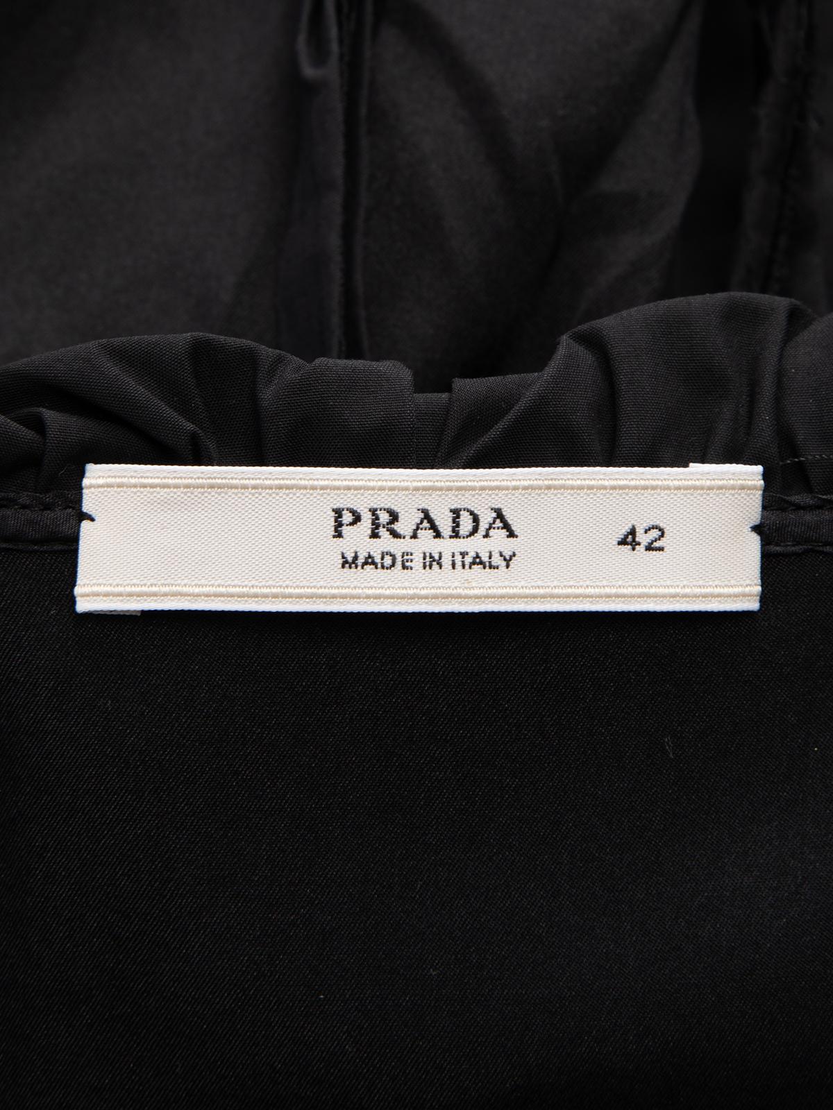 Prada - Robe à col roulé noire pour femme - Pré-alloué 3