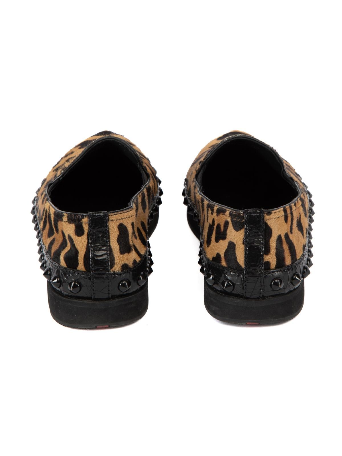 Pre-Loved Prada Women's Cheetah Loafers 1