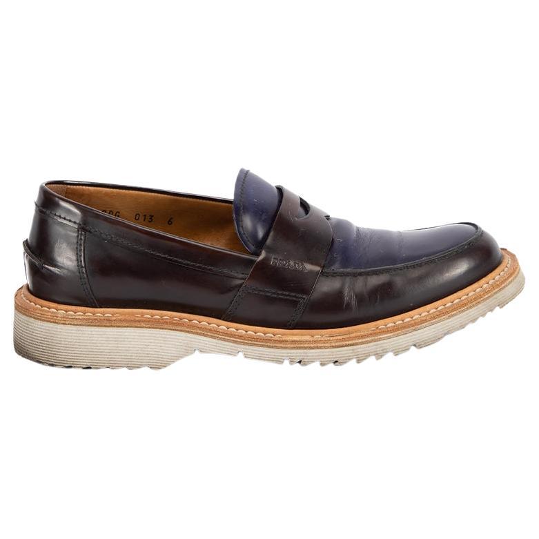 CHURCH'S Size 8.5 Black Perforated Leather Lace Up