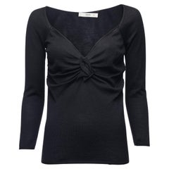 Pre-Loved Prada Damen Pullover aus Kaschmir mit Knotenverzierung