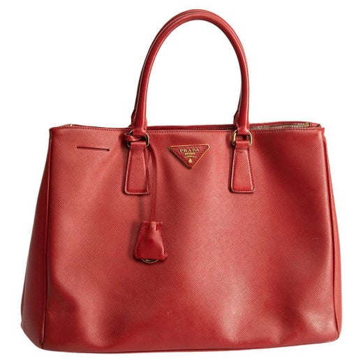 Pre-Loved Prada Women's Saffiano Galleria Tote Bag For Sale at 1stDibs