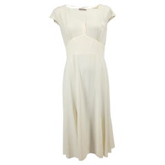 Pre-Loved Prada Women''s White Short Sleeve Dress