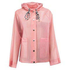 Pre-Loved Proenza Schouler Damenmantel mit rosa Kapuze