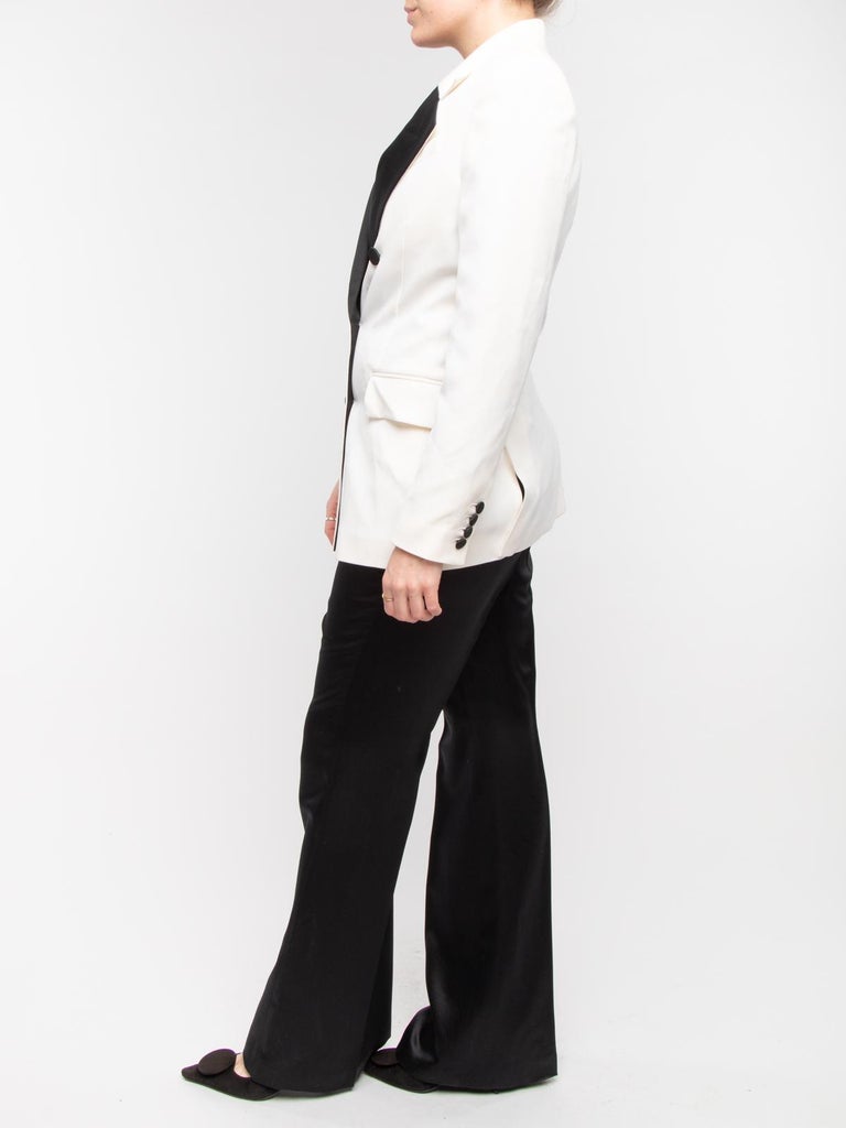 PreLoved Racil Women's Double Breasted Tuxedo blazer For Sale at 1stDibs