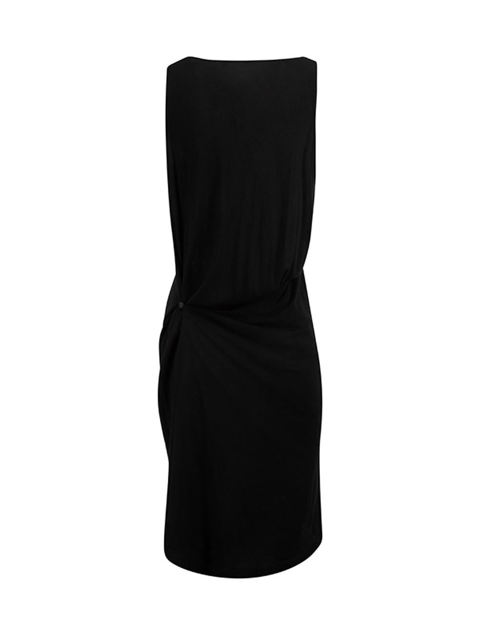 Pre-Loved Rag & Bone Women's Black Wrap Back Mini Dress In Excellent Condition For Sale In London, GB