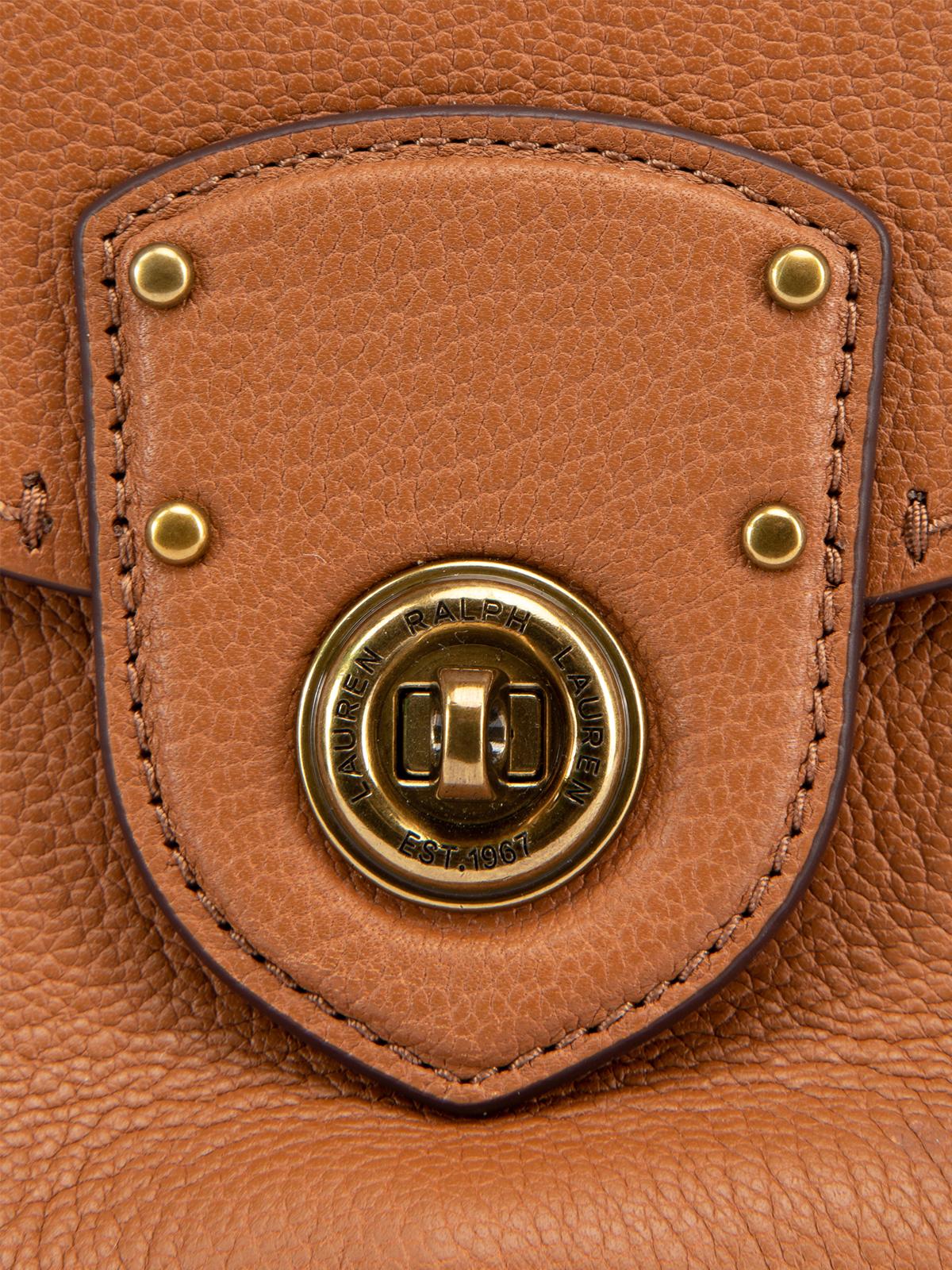 Pre-Loved Ralph Lauren Women's Brown Leather Mini Backpack 1