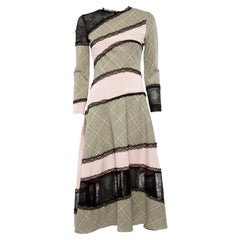 Pre-Loved Ralph & Russo Women's Tiered Chequered Dress