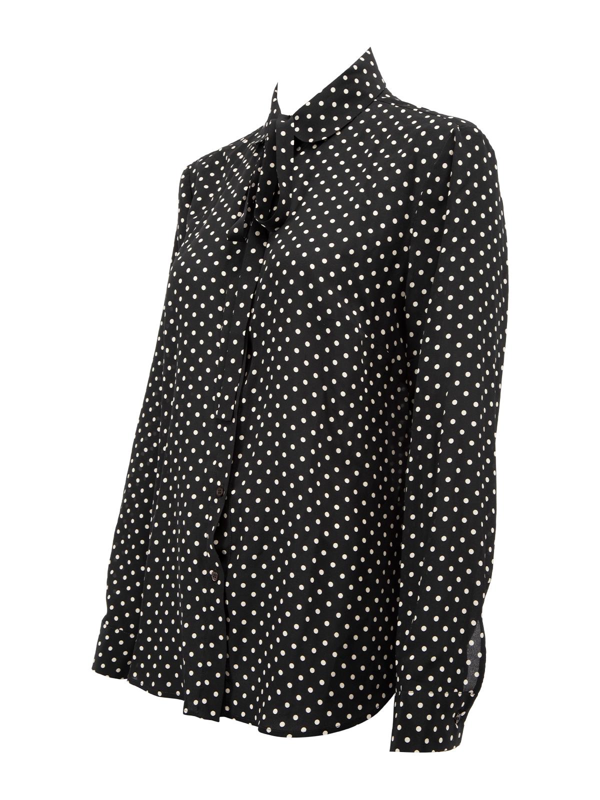 Pre-Loved Red Valentino Garavani Women's Polka Dot Blouse 1