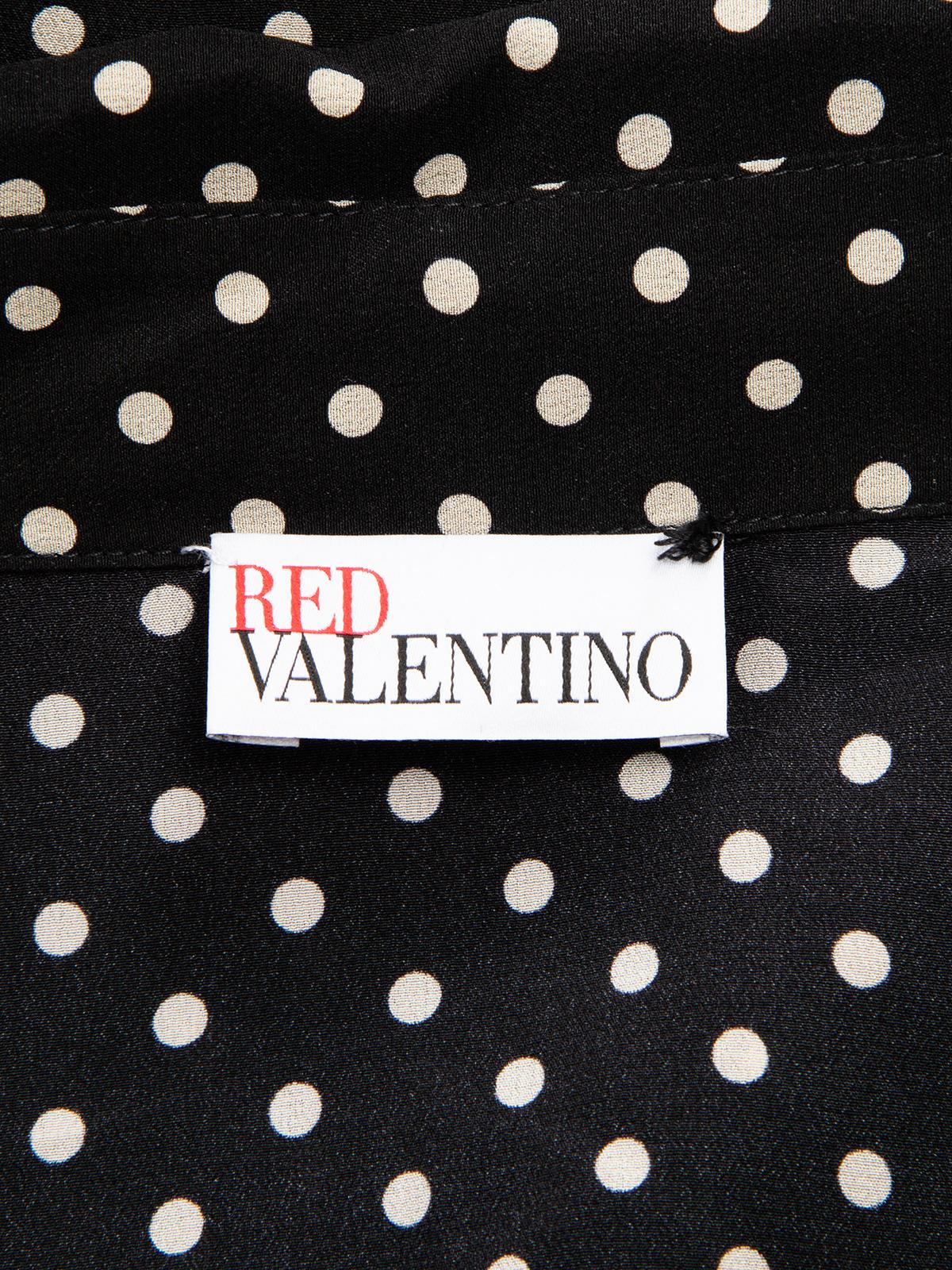 Pre-Loved Red Valentino Garavani Women's Polka Dot Blouse 2