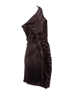 Pre-Loved Roberto Cavalli Women's One Shoulder Jewelled Mini Dress