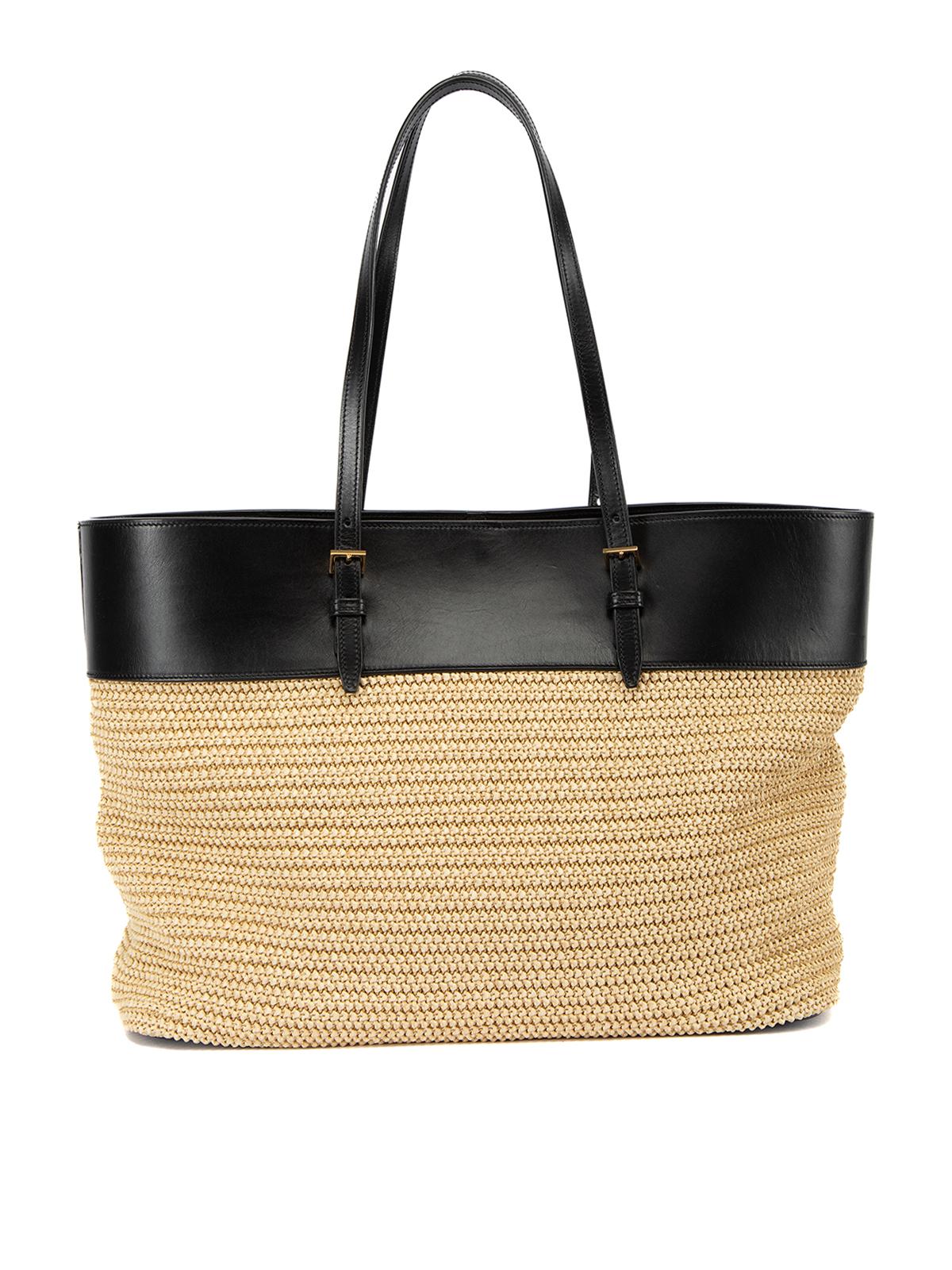 ysl raffia bag