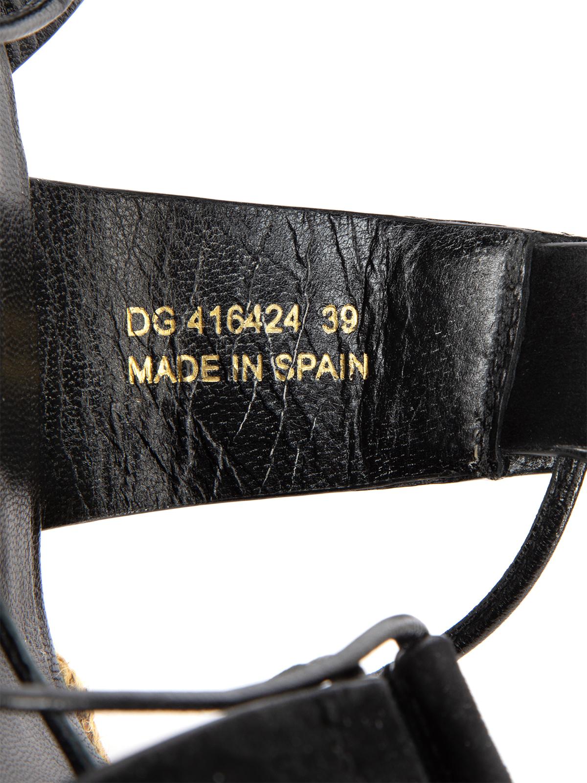 Pré-aimé Saint Laurent Femmes Saint Laurent Noir Espadrille Suede Wedges Pour femmes en vente