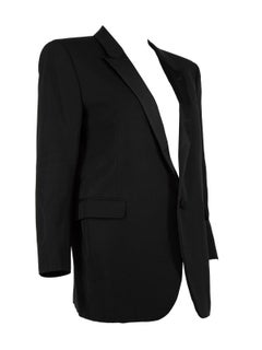 Pre-Loved Saint Laurent Women's Satin Lapel Blazer