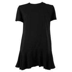 Pre-Loved Saint Laurent Women's Short Sleeved Little Black Dress