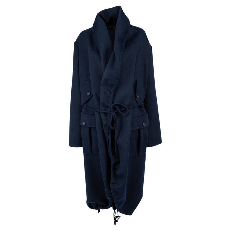 Pre-Loved Sies Marjan Women's Drawstring Cape Coat For Sale at 1stDibs