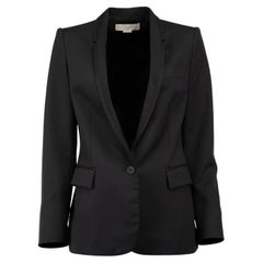Pre-Loved Stella McCartney Women's Black Fitted Blazer Jacket