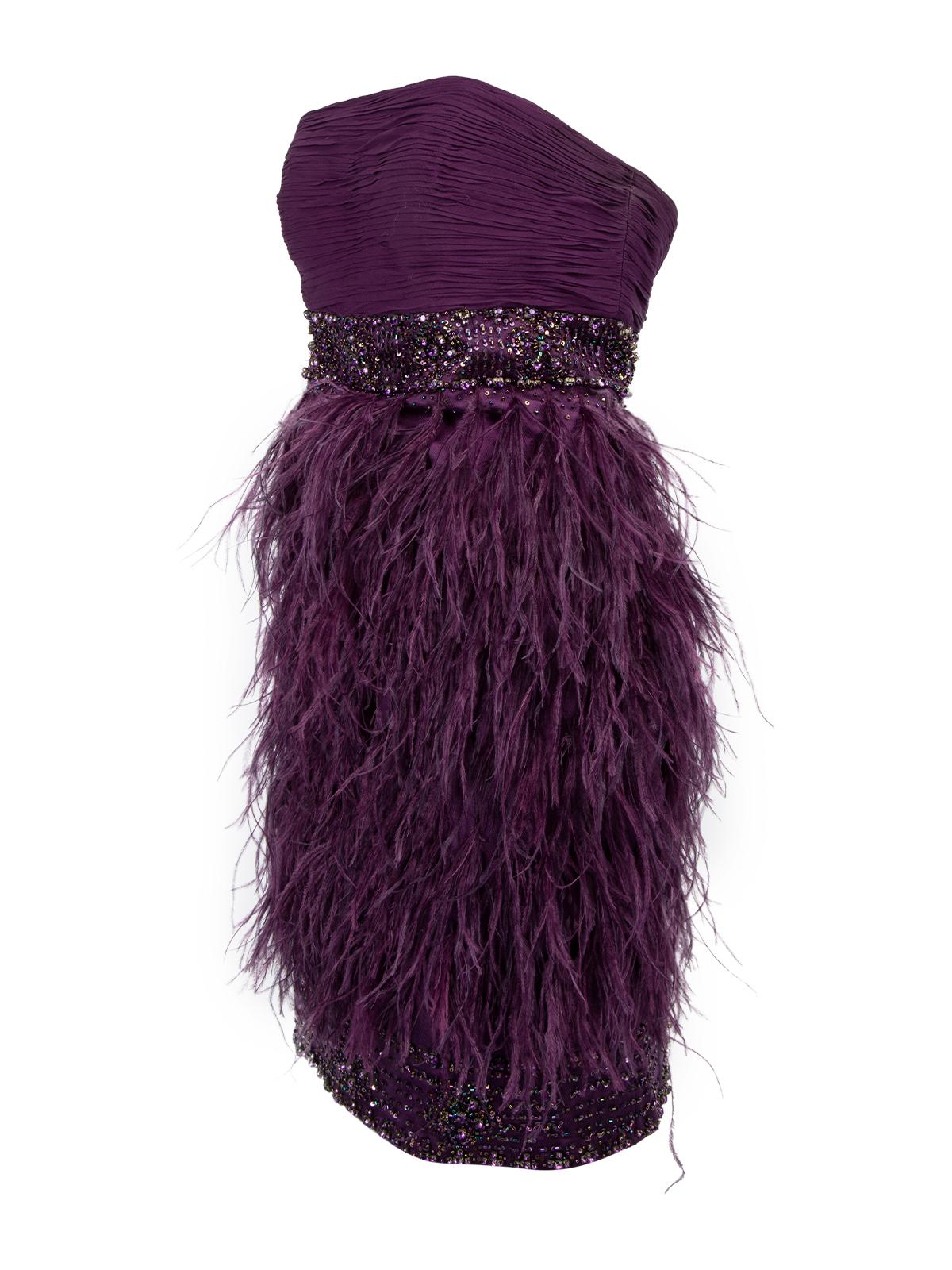 sue wong feather dress