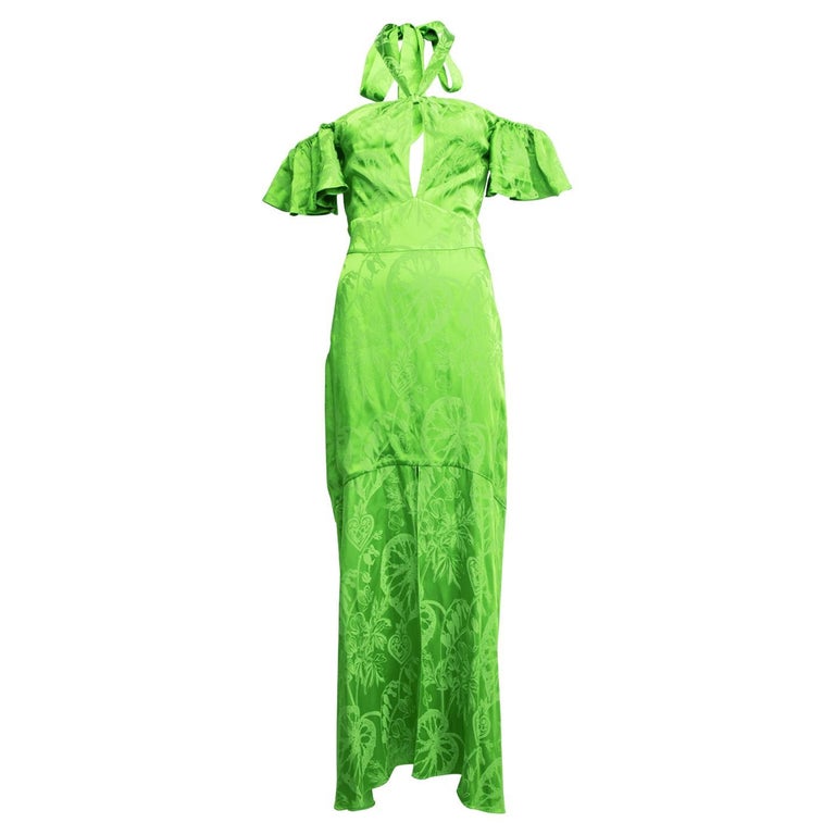 New Sexy One Shoulder Key Hole Flower Maxi Long Bodycon Bandage Dress Women Knitted Elegant Evening Club Party Outfit
