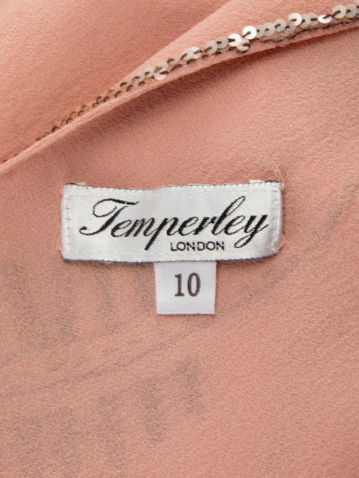 Pre-Loved Temperley London Women's V Neck Short Sleeve Blouse For Sale 2