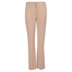 Pre-Loved The Row Women's Pink Silk Straight Leg Trousers