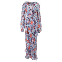 Pre-Loved The Vampire's Wife Women's Floral Pattern Wrap Maxi Dress