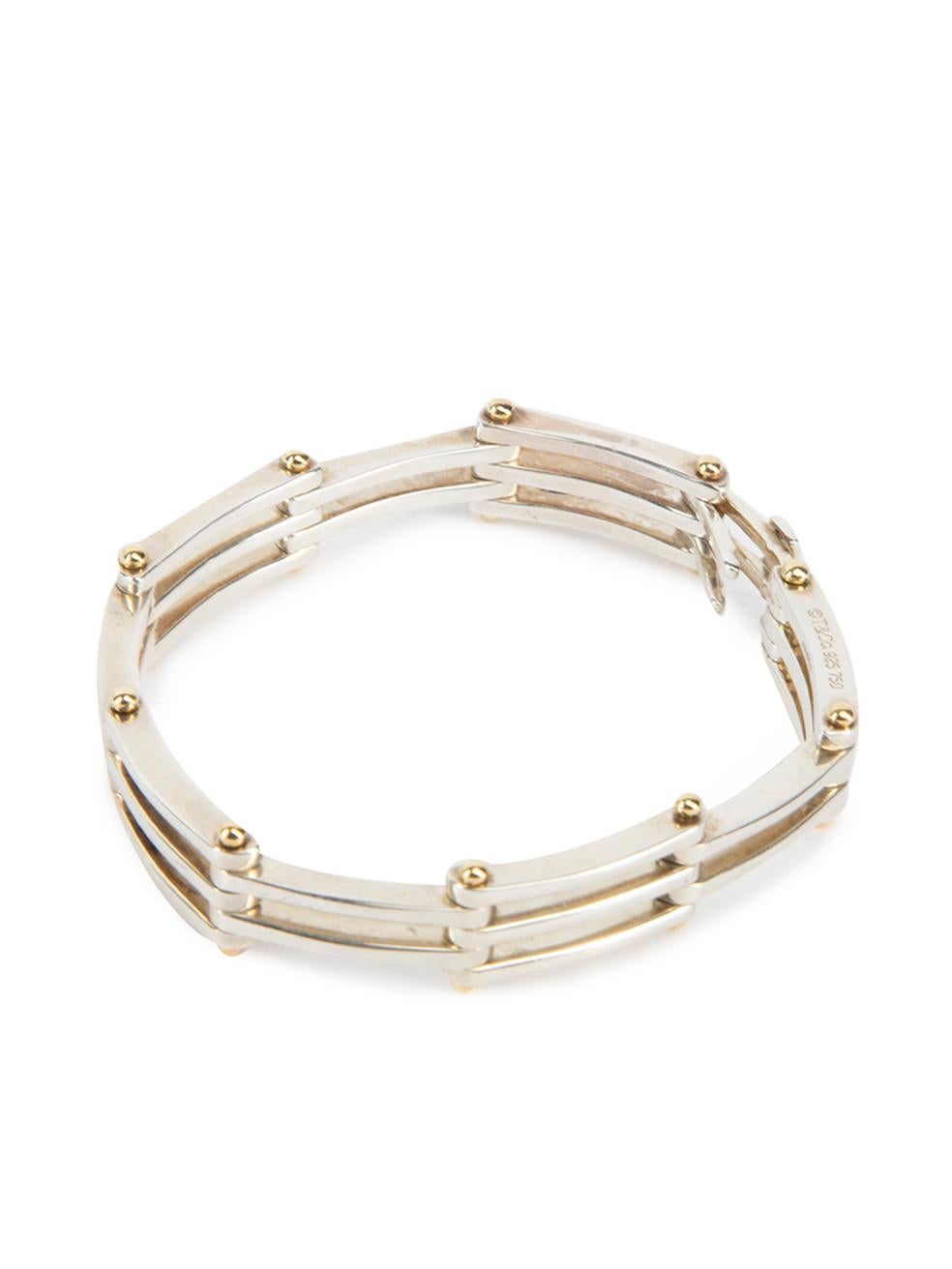 silver gate bracelet women's