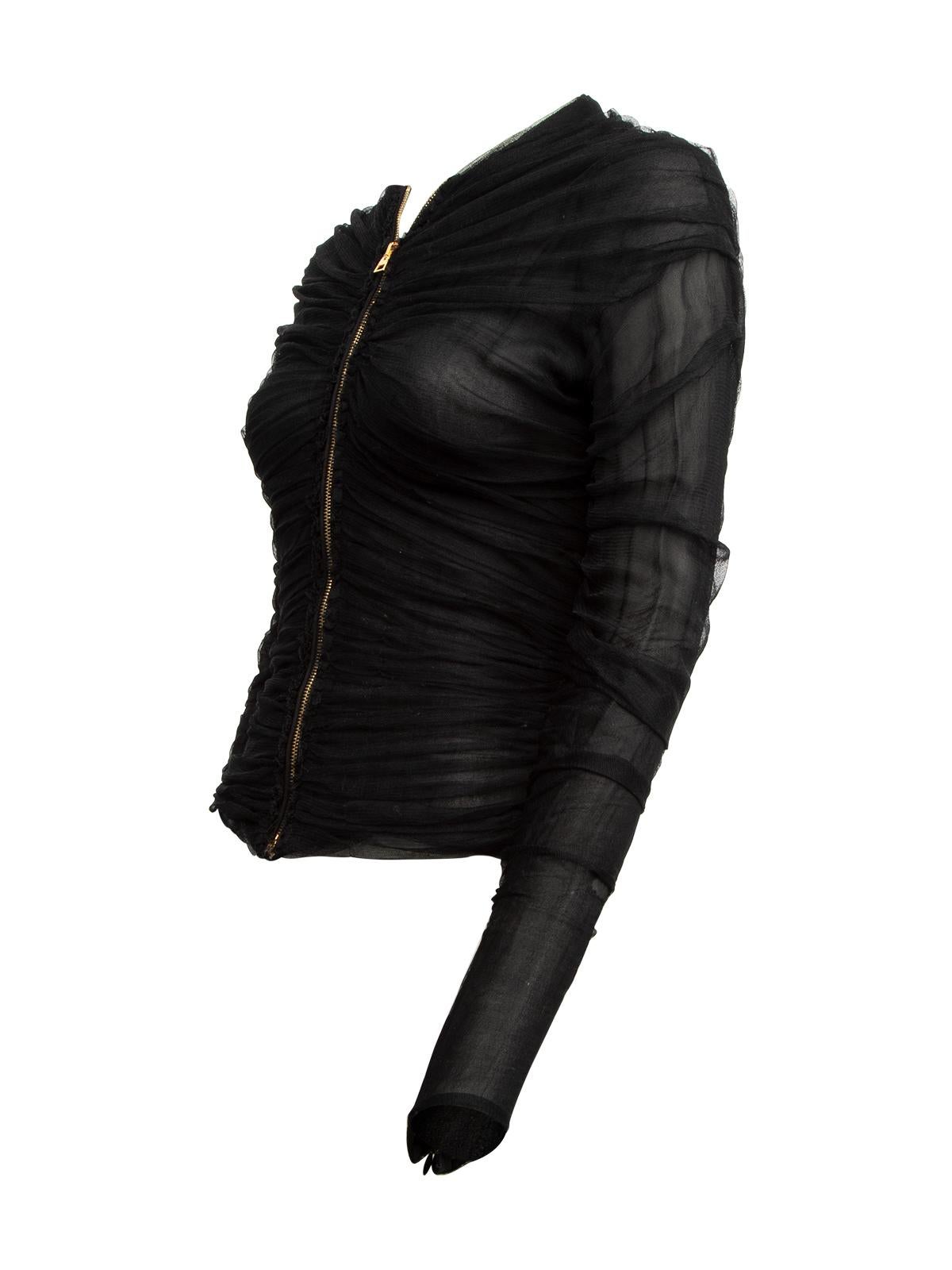 PreLoved Tom Ford Women's Zip Mesh Top For Sale at 1stDibs women's