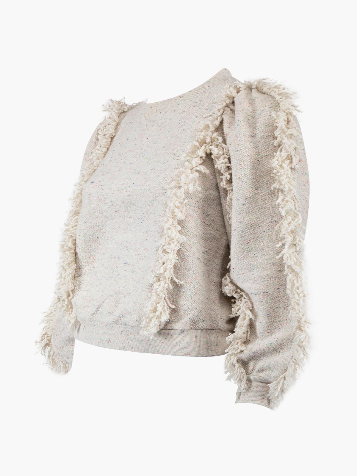 Pre-Loved Ulla Johnson Women's Knit Sweater with Frills In Excellent Condition In London, GB