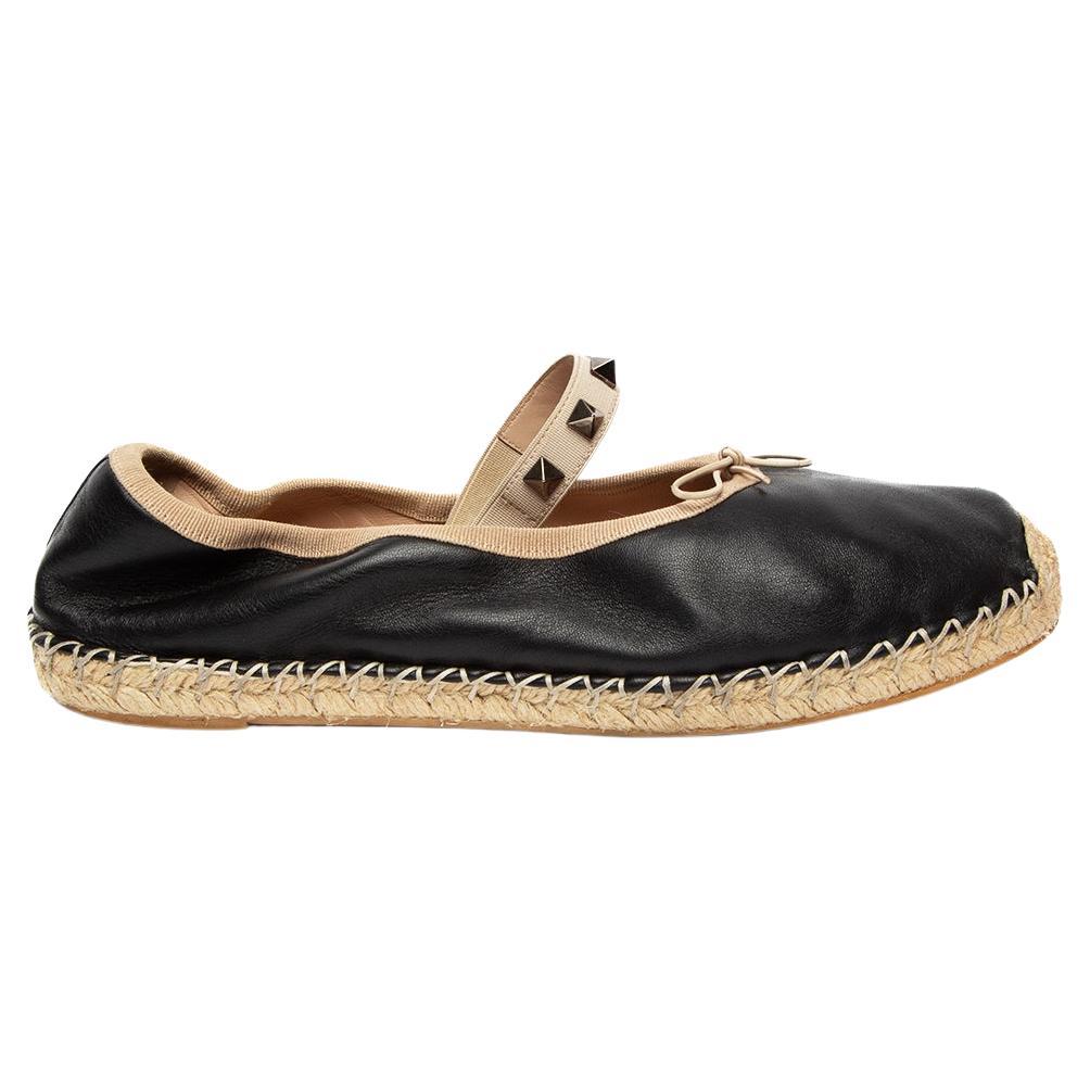 Pre-Loved Valentino Garavani Women's Espadrille Ballet Flat Shoes