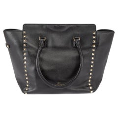 Pre-Loved Valentino Garavani Women's Leather Rockstud Top Handle Bag