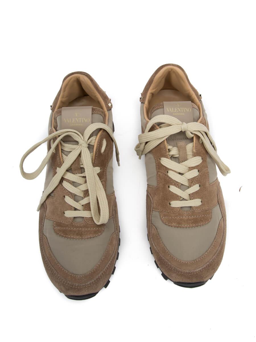 rockstud camouflage trainers