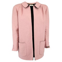 Pre-Loved Valentino Miss V Women's Wool Vintage Coat with Peter Pan Collar