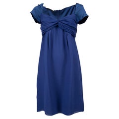 Pre-Loved Valentino Spa Women's Mini Silk Dress with Cap Sleeves