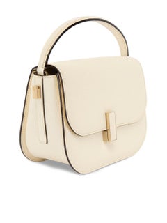 Pre-Loved Valextra Women's Cream Iside Crossbody Bag