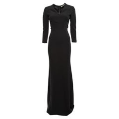 Used Pre-Loved Victoria Beckham Women's Maxi Dress with 3/4 Sleeves