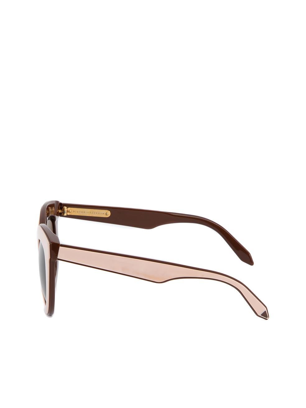 Pre-Loved Victoria Beckham Women's Pink Cat Eye Acetate Frame Sunglasses 1