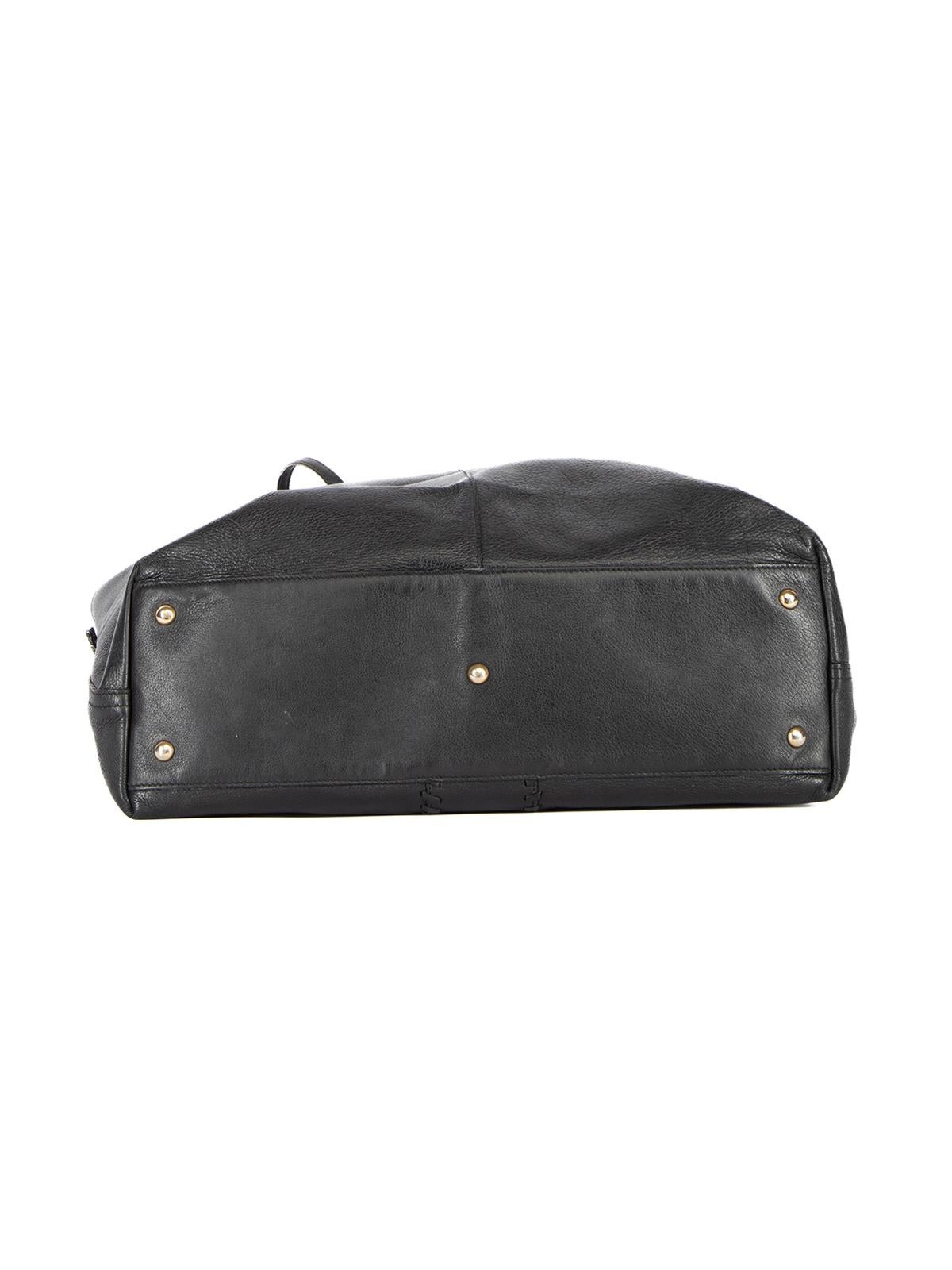 Pre-Loved Yves Saint Laurent Women's Leather Y Logo Tote Bag 1