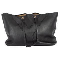 Pre-Loved Yves Saint Laurent Women's Leather Y Logo Tote Bag