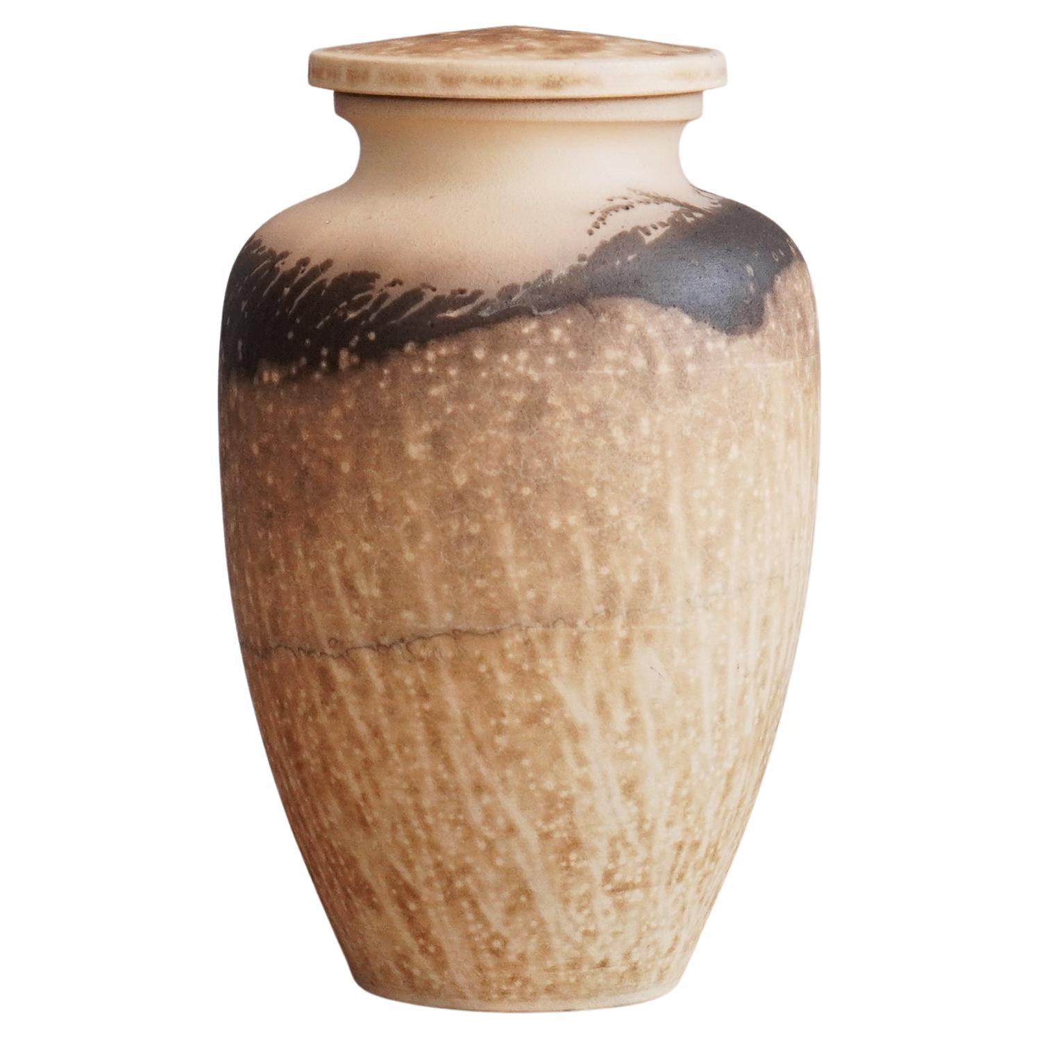 Pre-ordina l'urna Omoide da 170 pollici cubici, Obvara, ceramica Raku