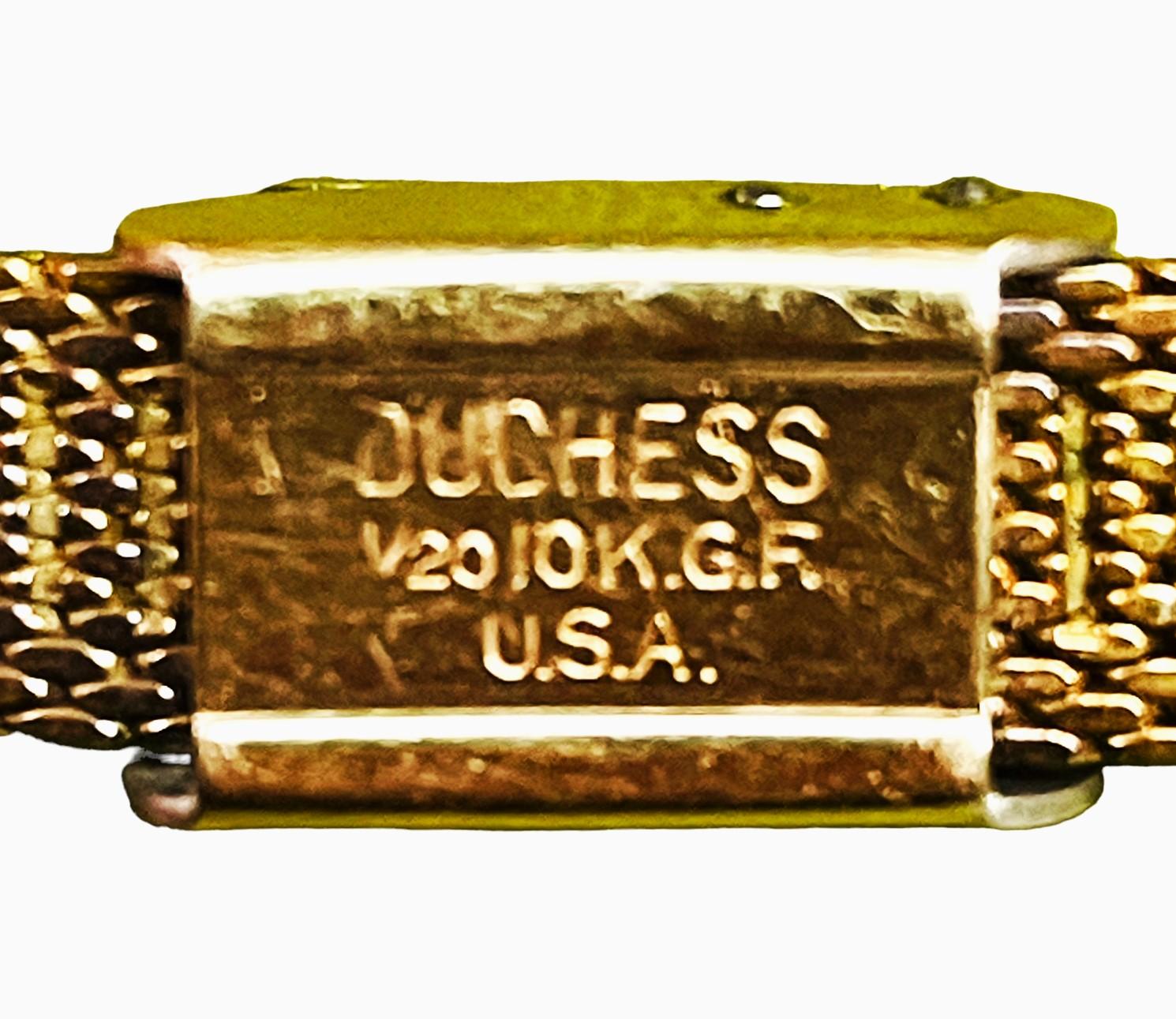 Pre-Owned 14k Yellow Gold Diamond Vintage Duchess Gruen Woman's Watch 1