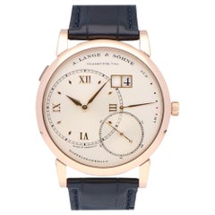 Pre-Owned A. Lange & Söhne Grand Lange 1 18 Karat Rose Gold 115.032 Watch