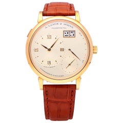 Pre-Owned A. Lange & Söhne Grand Lange 1 18 Karat Yellow Gold 117.021 Watch